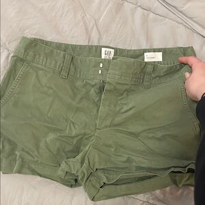 GAP Women's Olive Cargo Shorts